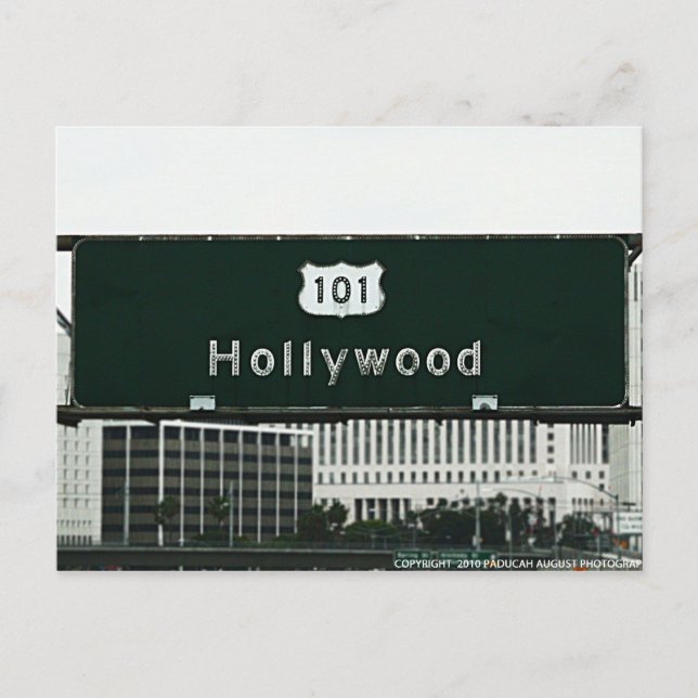 Hollywood, Kalifornien Postkarte (Vorderseite)