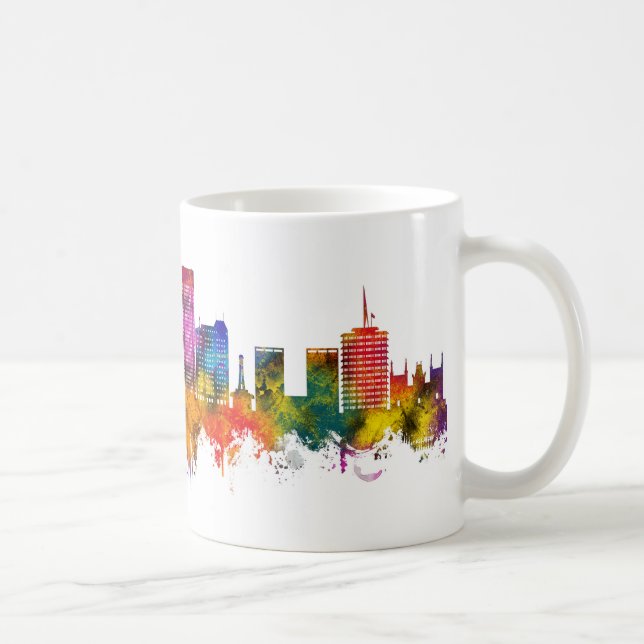 Hollywood Kalifornien Skyline Kaffeetasse (Rechts)