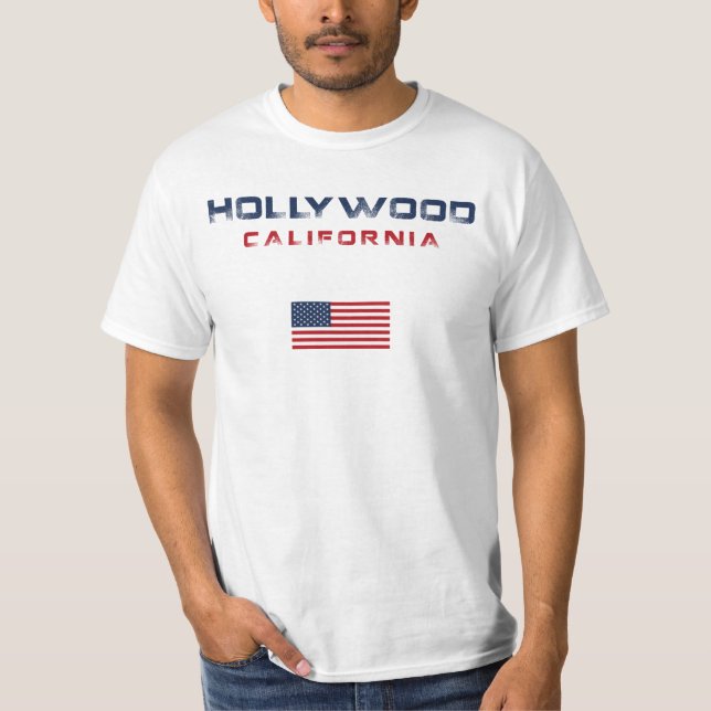 Hollywood Kalifornien T-Shirt (Vorderseite)