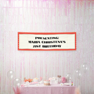 Hollywood-Kinoschild Banner