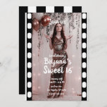 Hollywood Movie Cinema Film Fotografie Sweet 16  Einladung<br><div class="desc">Dies kann für jedes Ereignis individuell angepasst werden.</div>