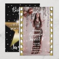 Hollywood Movie Gold Star Film Sweet 16