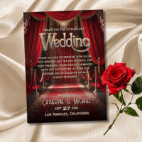 Hollywood Movie Red Carpet Premiere Wedding