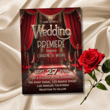 Hollywood Movie Red Carpet Premiere Wedding