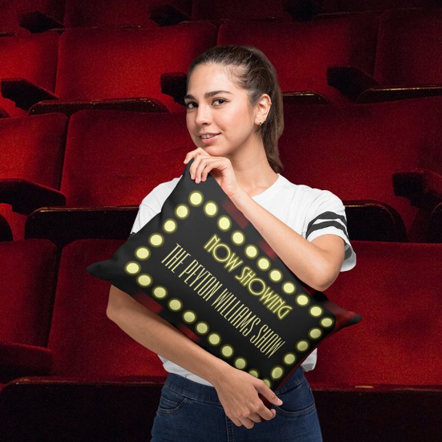 Hollywood Movie Theater Personalisiert Lendenkissen (Von Creator hochgeladen)