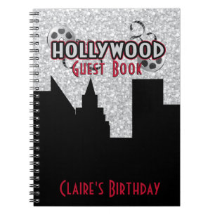 Hollywood-Party-Gast-Buch Notizblock