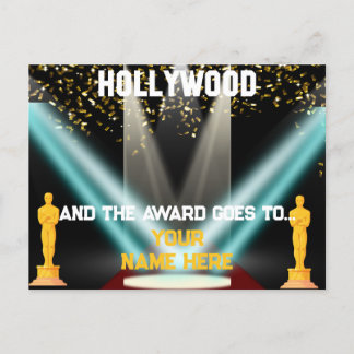 Hollywood Personalisiert Postcard Postkarte