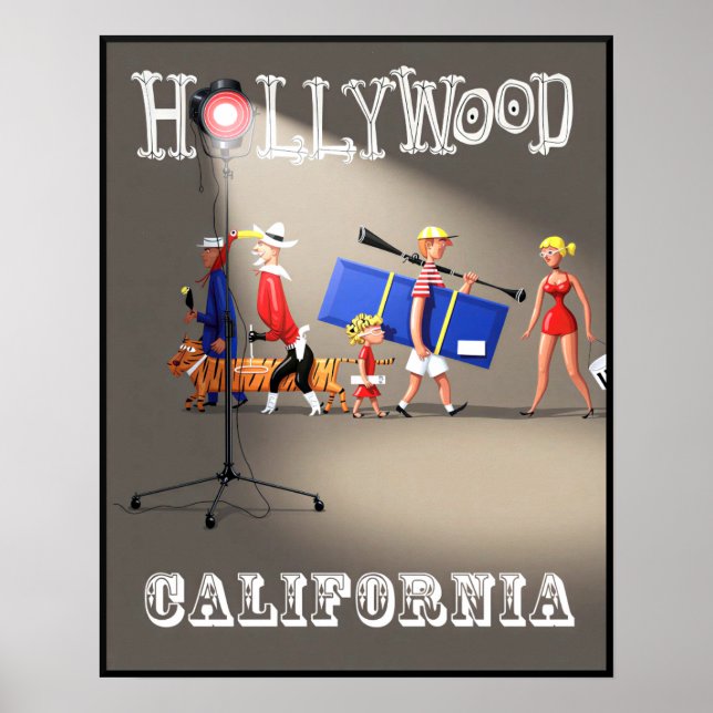 Hollywood-Plakat Poster (Vorne)