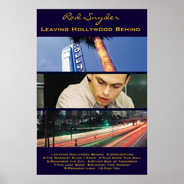 Hollywood Poster (Vorne)