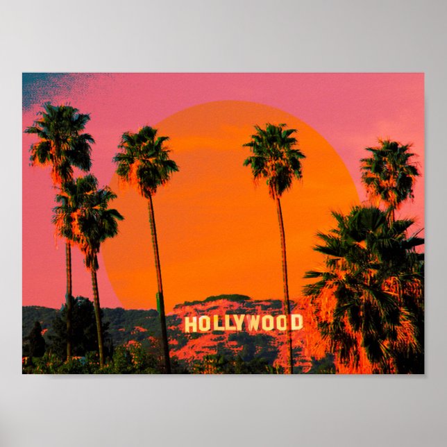 Hollywood-Poster Poster (Vorne)