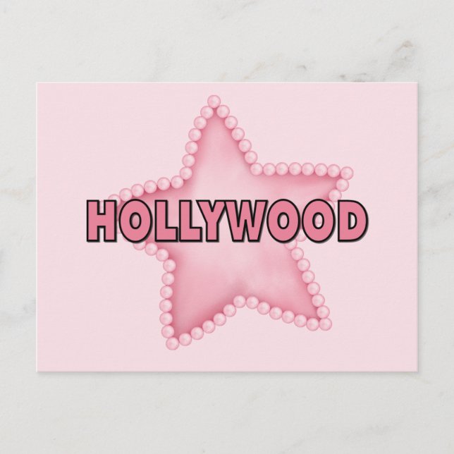 Hollywood Postkarte (Vorderseite)