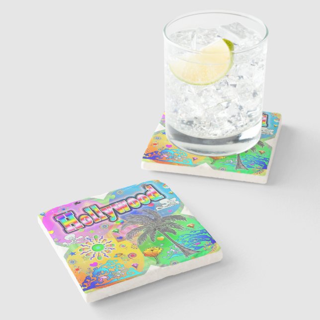 Hollywood Quadro Seasons Untersetzer (Seitenansicht)