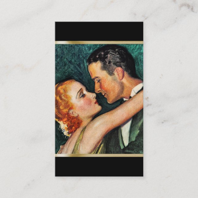 Hollywood Romance Business Card Visitenkarte (Vorderseite)