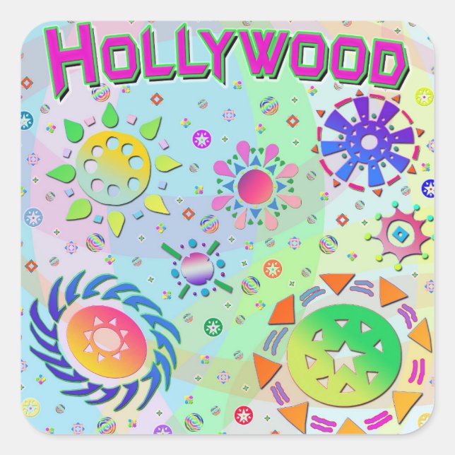 Hollywood Seven Suns & Energy Sticker (Vorderseite)