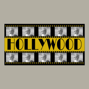 Hollywood Sign Movie Reel Foto Collage Poster