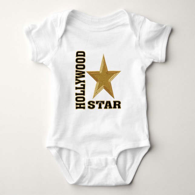 Hollywood Star Baby Strampler (Vorderseite)