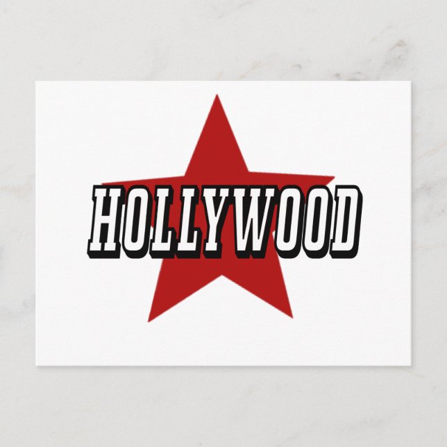 HOLLYWOOD Star Postkarte (Vorderseite)
