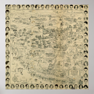 Hollywood Starland 1937 Poster