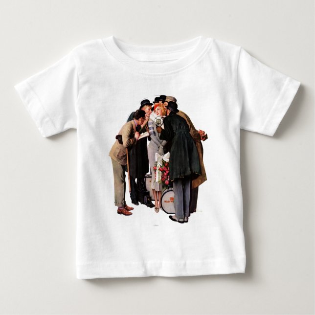 Hollywood-Starlet Baby T-shirt (Vorderseite)