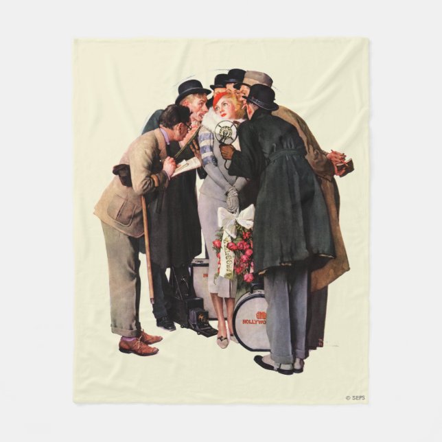 Hollywood-Starlet Fleecedecke (Vorderseite)