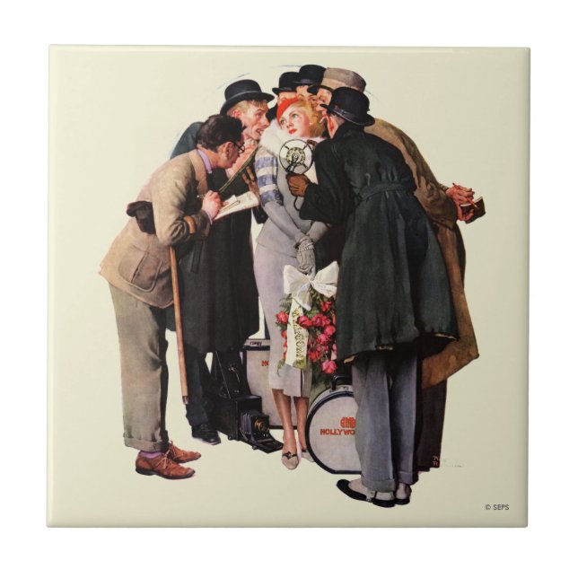 Hollywood-Starlet Fliese (Vorderseite)