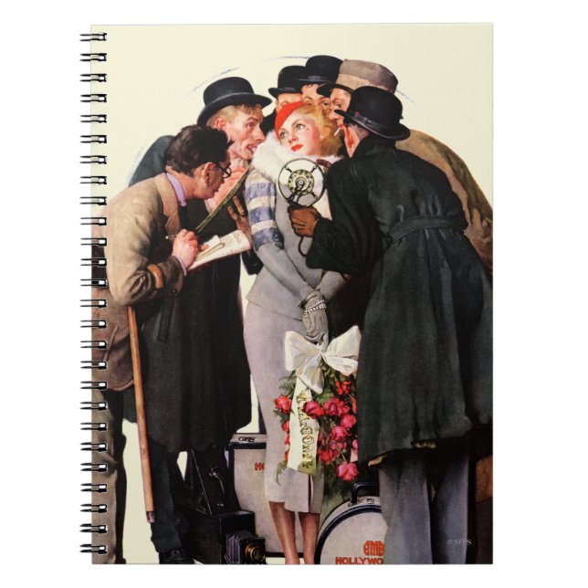 Hollywood-Starlet Notizblock (Vorderseite)