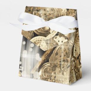 Hollywood Stars Steampelgold schwarz Geschenkschachtel