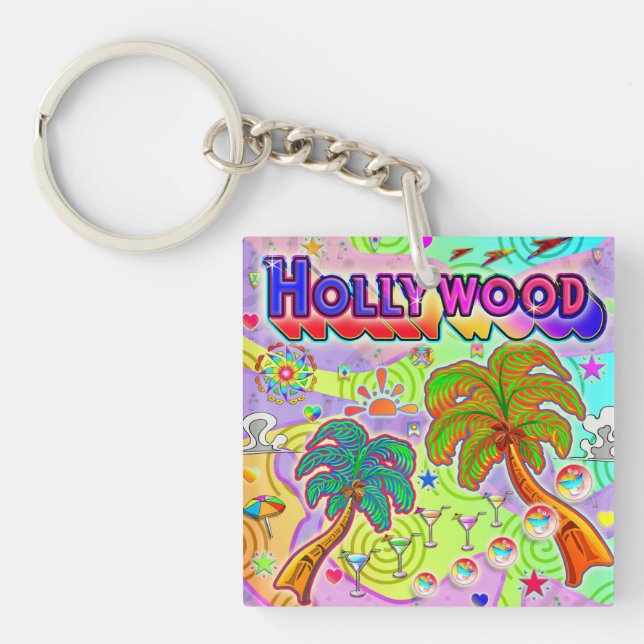 Hollywood Vacation Target Schlüsselanhänger (Vorderseite)