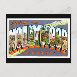 Hollywood Vintage Postkarte