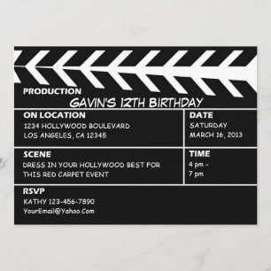 Hollywood Walk of Fame Invitation Einladung