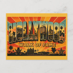 Hollywood Walk of Fame Kalifornien Film-Palast Postkarte