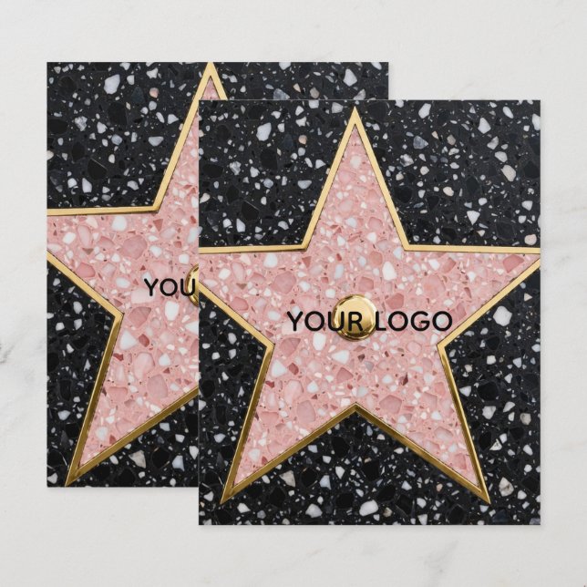 Hollywood Walk of Fame Square Coaster (Vorne/Hinten)
