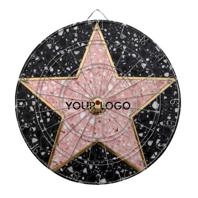 Hollywood Walk of Fame Square Coaster Dartscheibe (vorne)
