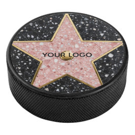 Hollywood Walk of Fame Square Coaster Eishockey Puck
