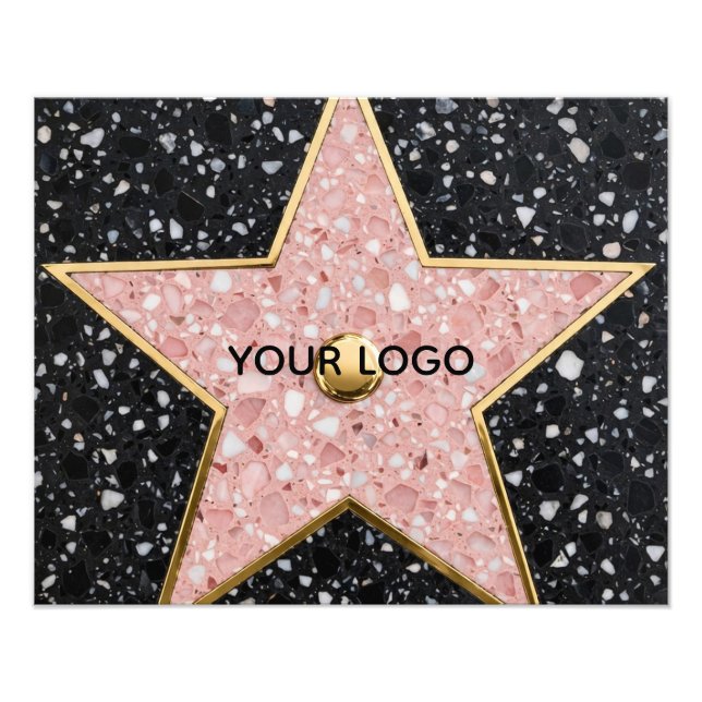 Hollywood Walk of Fame Square Coaster Fotodruck (Vorne)