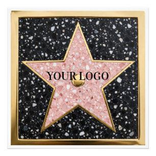 Hollywood Walk of Fame Square Untersetzer Fotodruck