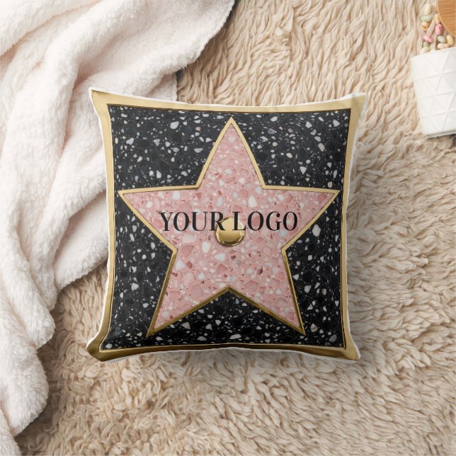 Hollywood Walk of Fame Square Untersetzer Kissen (Decke)
