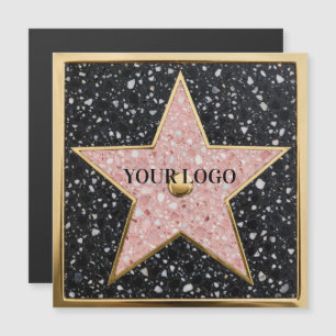Hollywood Walk of Fame Square Untersetzer Magnetkarte