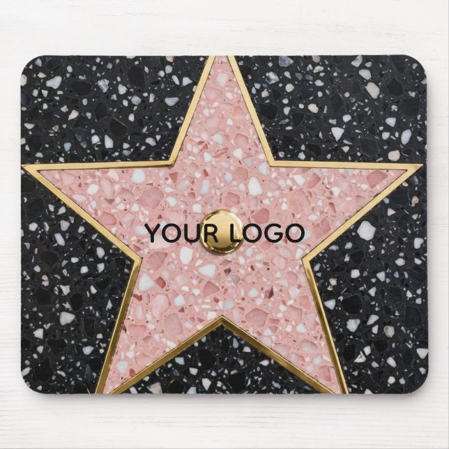 Hollywood Walk of Fame Square Untersetzer Mousepad (Vorne)