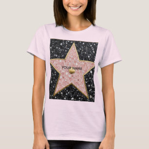 Hollywood Walk of Fame Square Untersetzer T-Shirt