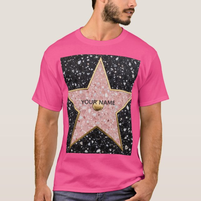 Hollywood Walk of Fame Square Untersetzer  T-Shirt (Vorderseite)