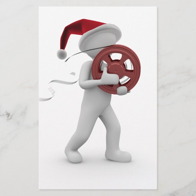 hollywood-Weihnachten Briefpapier (Vorderseite)