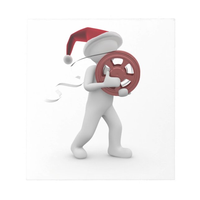 hollywood-Weihnachten Notizblock (Vorderseite)