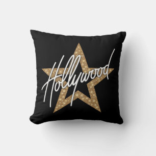 Hollywood White Hand Script mit Star Kissen