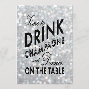 Hollywood-Zauber Bachelorette Einladung