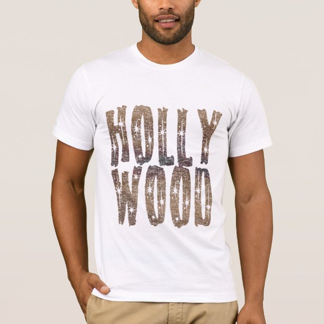 Hollywoodkaffee und -sterne T-Shirt (Vorderseite)