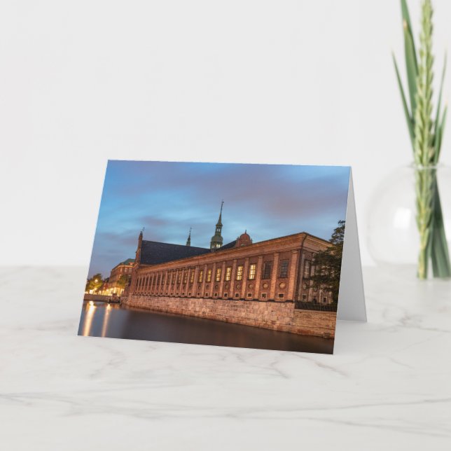 Holmens Church Kopenhagen Dänemark Karte (Vorderseite)