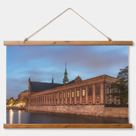 Holmens Church Kopenhagen Dänemark Wandteppich Mit Holzrahmen