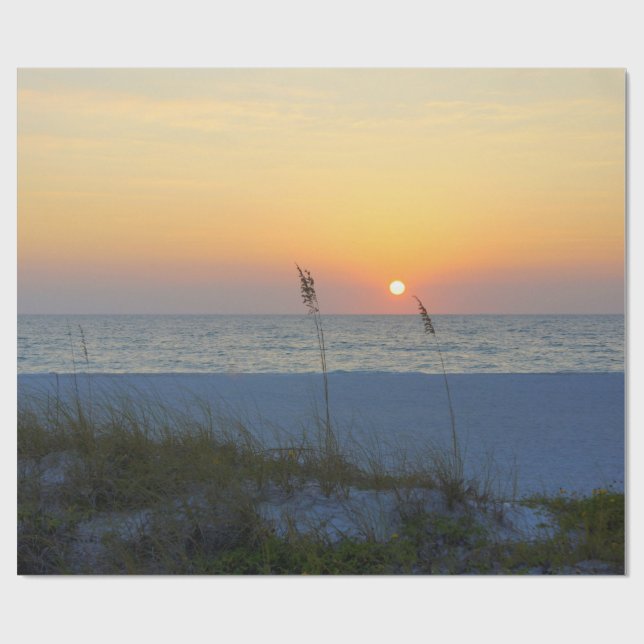 Holmes Beach Sunset Geschenkpapier (Flach)