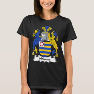 Holmes Coat of Arms Familienwappen T-Shirt